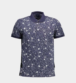 Gant Polo Overhemd Mannen Blauw