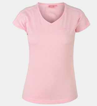 LA Gear V-hals T-shirt Dames Roze