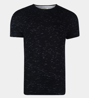 Dstruct Slub T-shirt Mannen Zwart