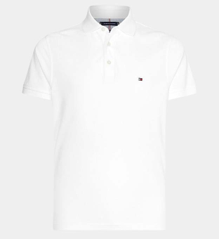 Tommy Hilfiger Poloshirt Mannen Wit