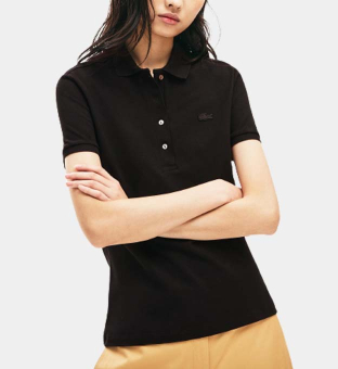 Lacoste Poloshirt Dames Zwart